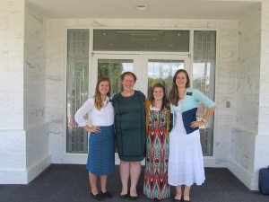 Sister Drummond, April Cook, Erica Leahman, Callie Denning
